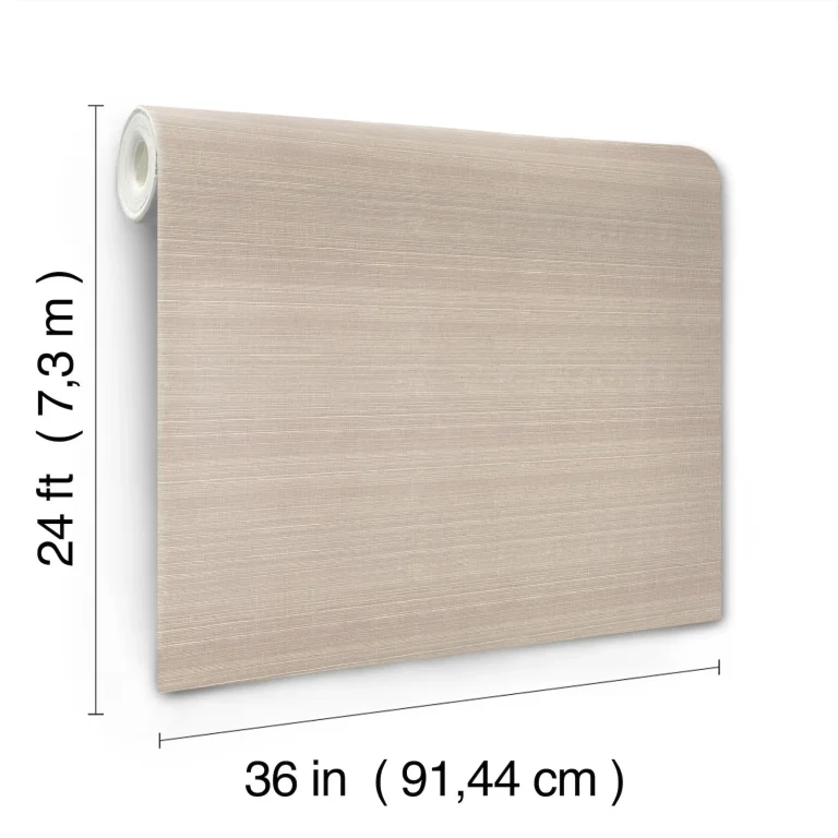 Magnolia Home Plain Grass Wallpaper - Dark Taupe — Image 4