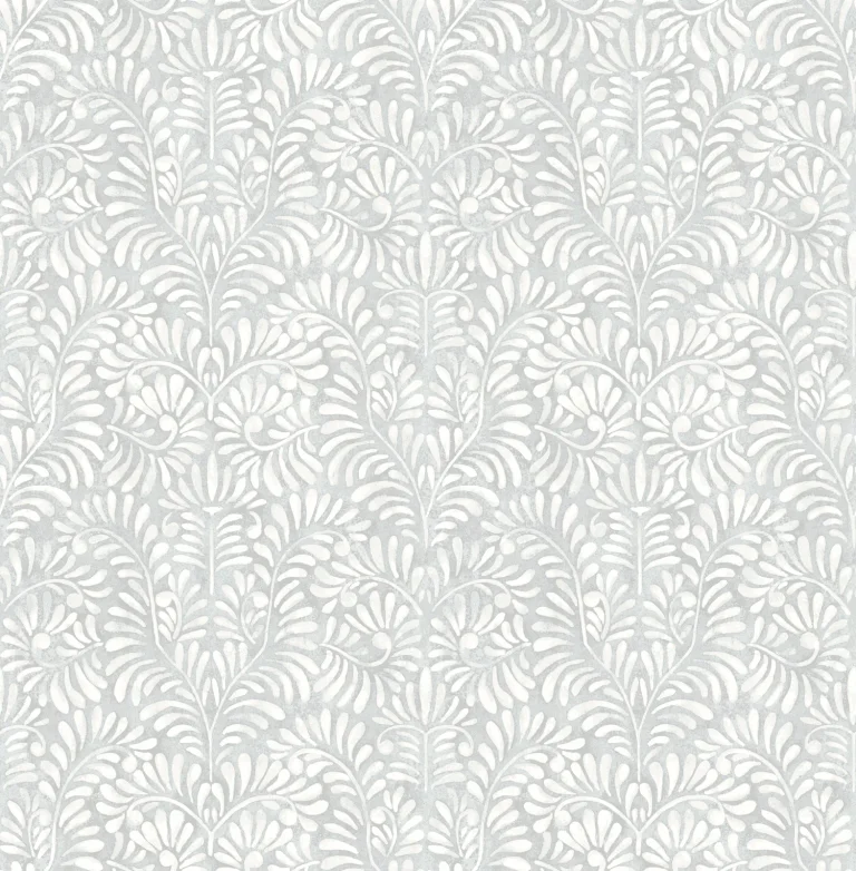 Elma Fiddlehead Wallpaper - Sterling — Image 4