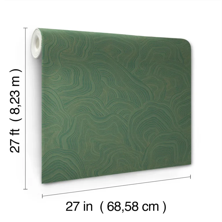 Ronald Redding Geodes Wallpaper - Green — Ảnh 3
