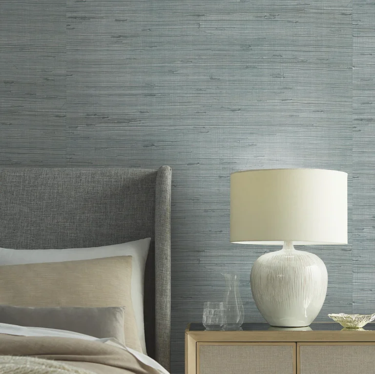 Candice Olson Jute Wallpaper - Silver/Aqua — Ảnh 2