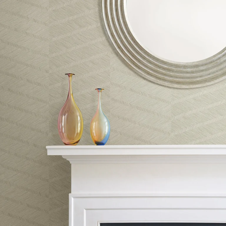 Aspen Chevron Wallpaper - Champagne — Image 5