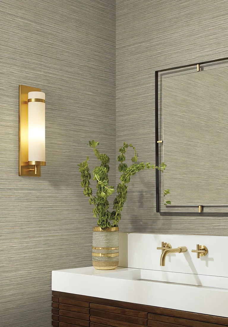 Candice Olson Stacked Bamboo Wallpaper - Moss — Ảnh 5