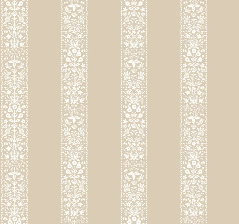 Rifle Paper Co. Estee Stripe Wallpaper - Linen — Ảnh 5