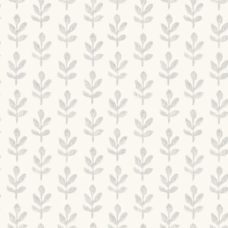 Chesapeake Whiskers Leaf Wallpaper - Light Grey — Ảnh 3