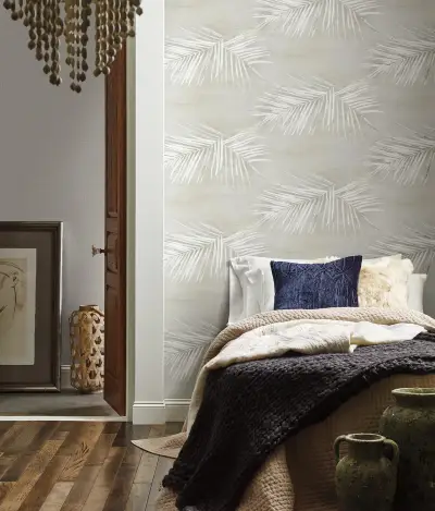 Endless Summer Peel and Stick Wallpaper - Grey/Silver