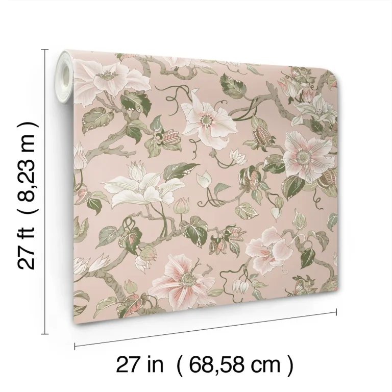 Ronald Redding Marguerite Vine Wallpaper - Blush — Ảnh 6