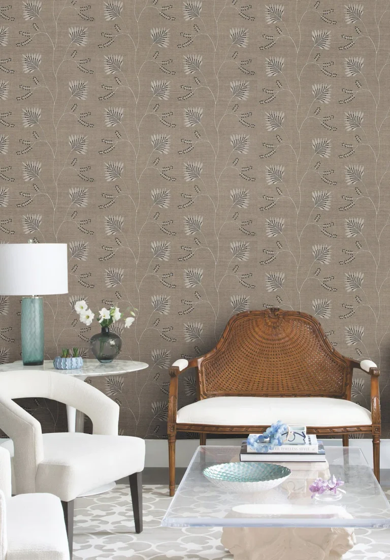 Ronald Redding Laelynn Wallpaper - Taupe — Image 3