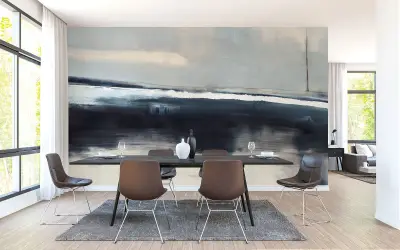 Grounded Wall Mural - Navy