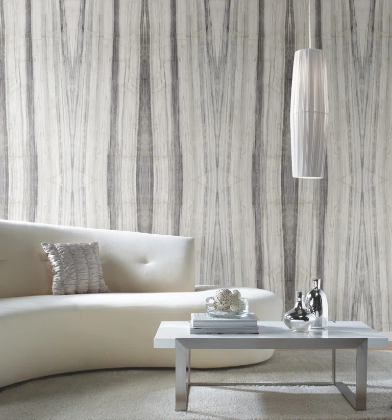 Spanish Marble Peel and Stick Wall Mural - Steel — Ảnh 3