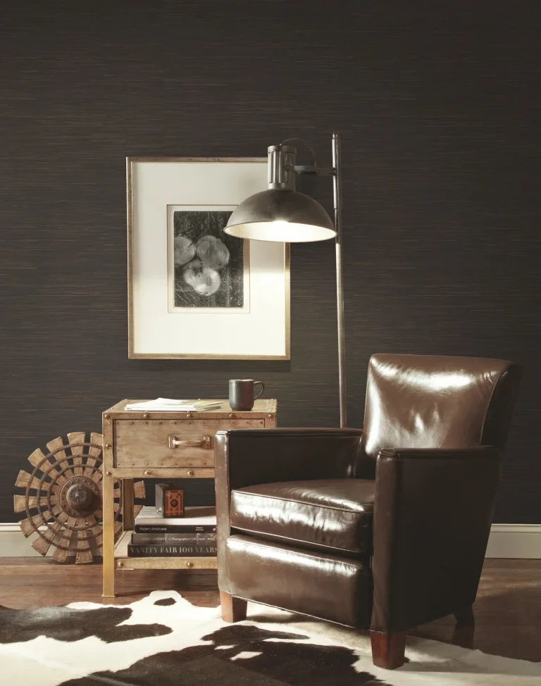 Inked Grass Wallpaper - Charcoal — Ảnh 5