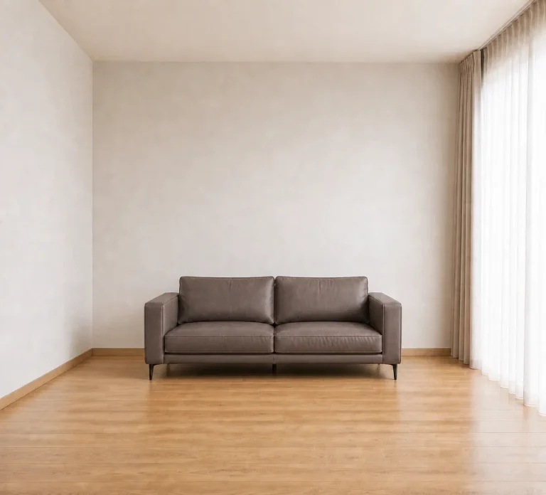 WALNUT BROWN SOFA — Image 16