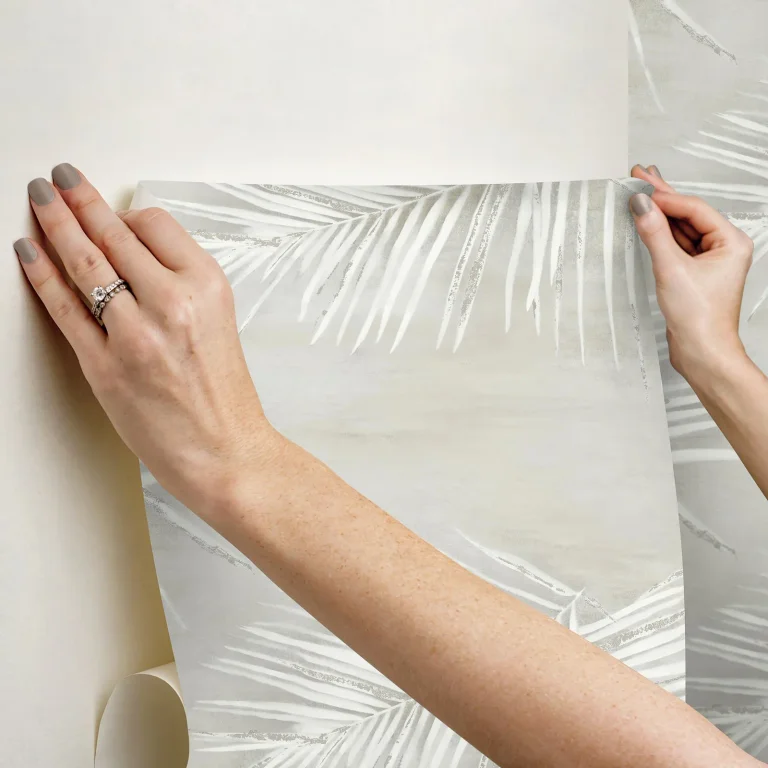 Endless Summer Peel and Stick Wallpaper - Grey/Silver — Ảnh 7