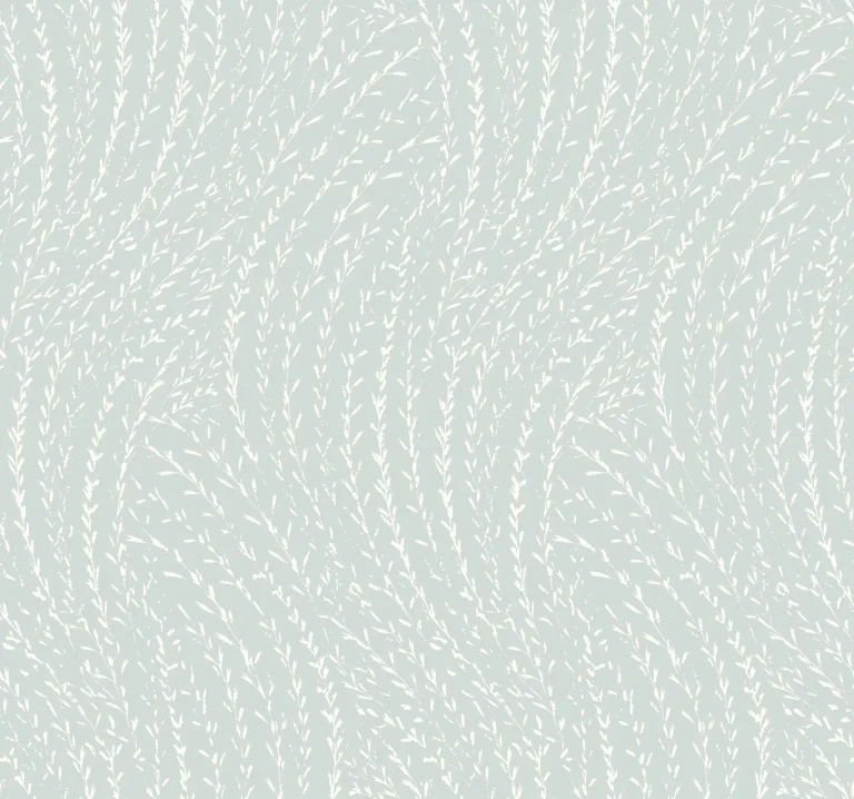 Willow Song Botanical Wallpaper - Light Blue — Ảnh 5