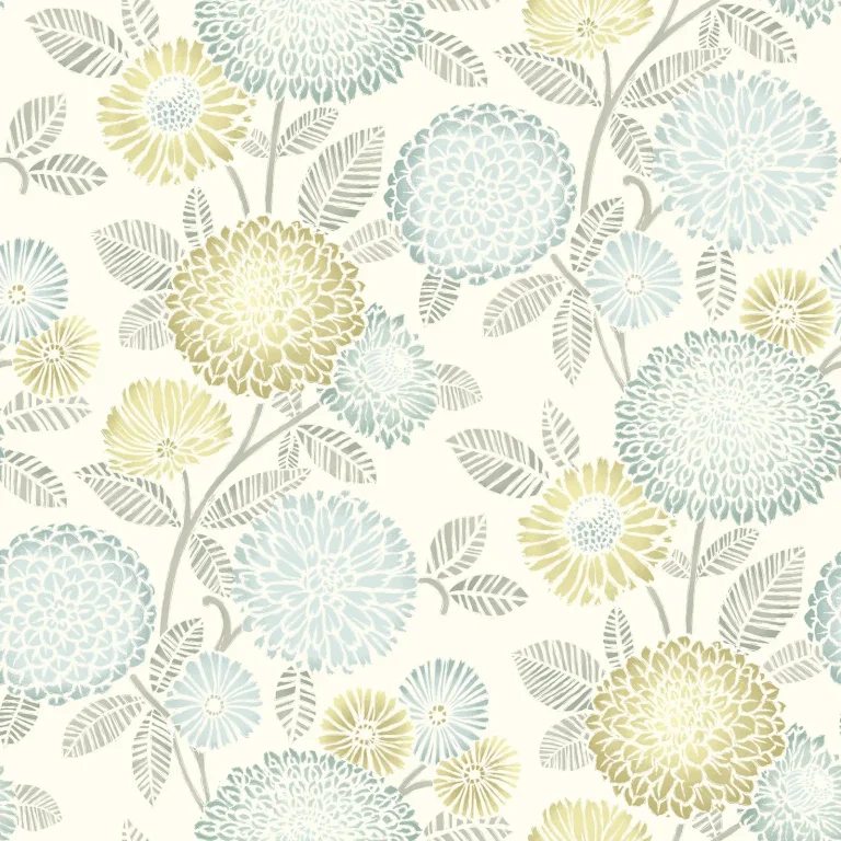 Chesapeake Zalipie Floral Trail Wallpaper - Lime — Ảnh 5