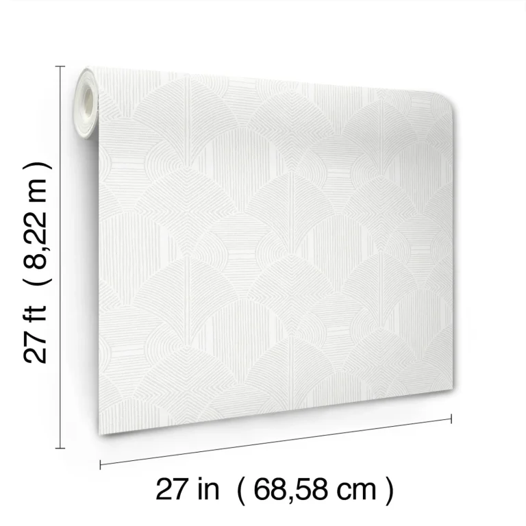 Meyberg Geometric Wallpaper - Silver — Ảnh 5