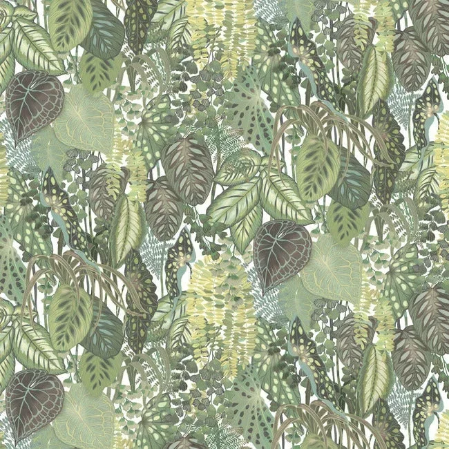Greenery Mural Cotton Wall Mural - Cotton — Image 4