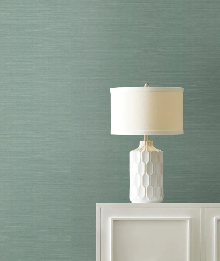 Ronald Redding Maguey Sisal Grasscloth Wallpaper - Spruce — Ảnh 2