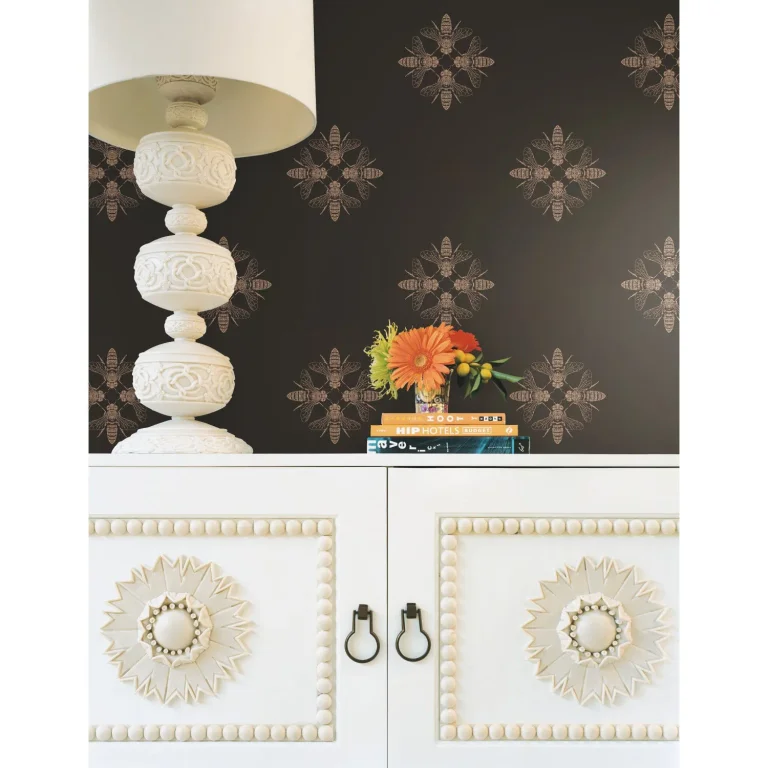 Honey Bee Wallpaper - Gold/Black — Ảnh 2