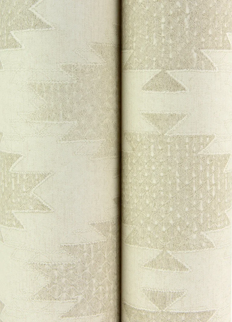 Chesapeake Stitched Heirloom Wallpaper - Khaki — Ảnh 4
