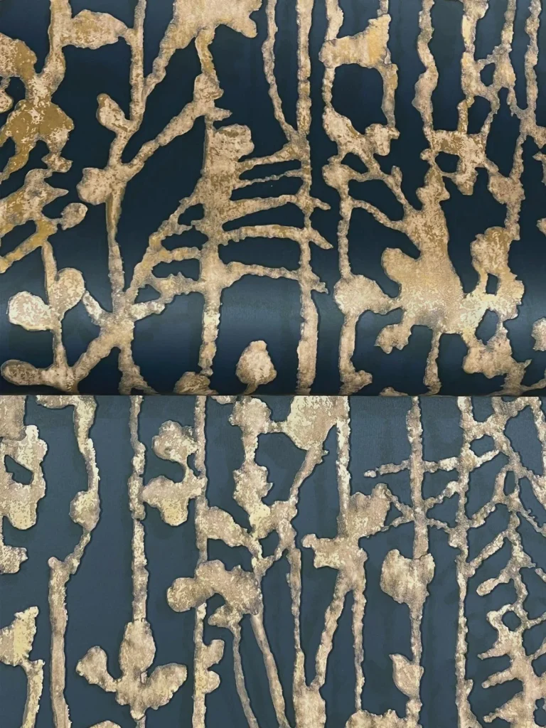 Ronald Redding Filigree Abstract Wallpaper - Navy — Ảnh 6