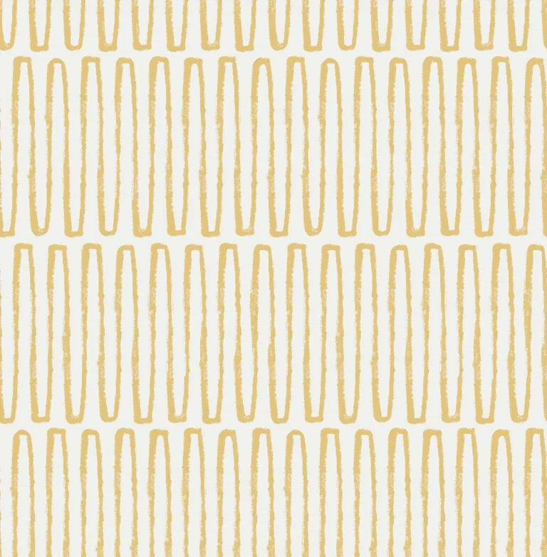 Lars Retro Wave Wallpaper - Ochre — Image 4