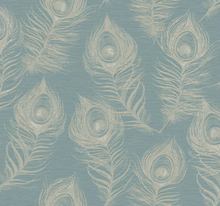 Candice Olson Regal Peacock Wallpaper - Dark Teal — Ảnh 5
