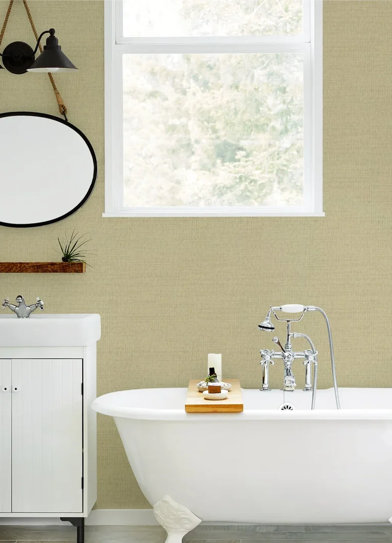 Chesapeake Solitude Distressed Texture Wallpaper - Honey — Ảnh 2