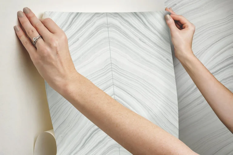 Candice Olson Onyx Strata Peel and Stick Wallpaper - Sheer Grey — Ảnh 2
