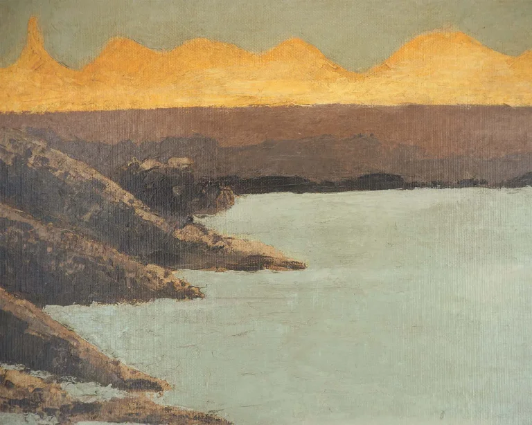 Sunset Over Sea Artwork - Welsh Landscape — Image 3