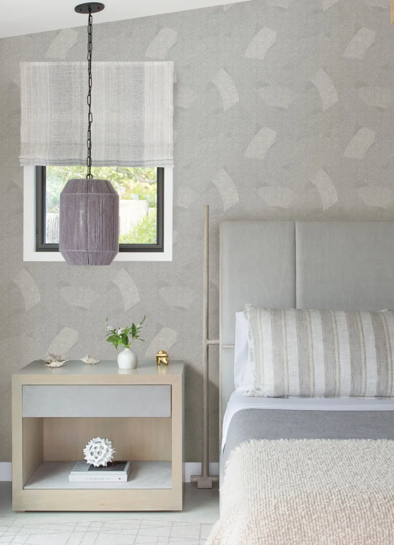 Tania Woven Abstract Wallpaper - Grey — Ảnh 3