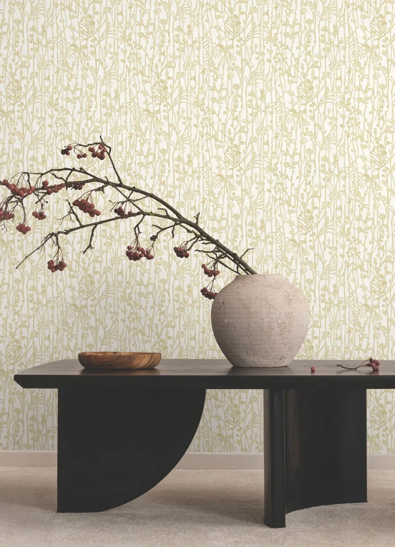 Ronald Redding Filigree Abstract Wallpaper - Gold — Ảnh 4