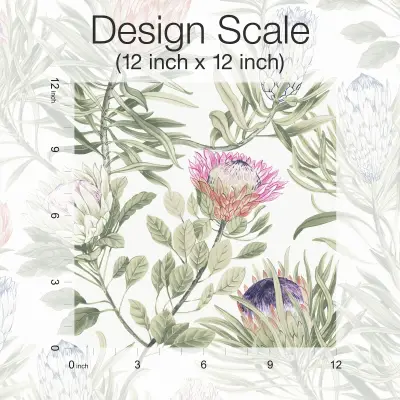 Protea — White/Fuchsia