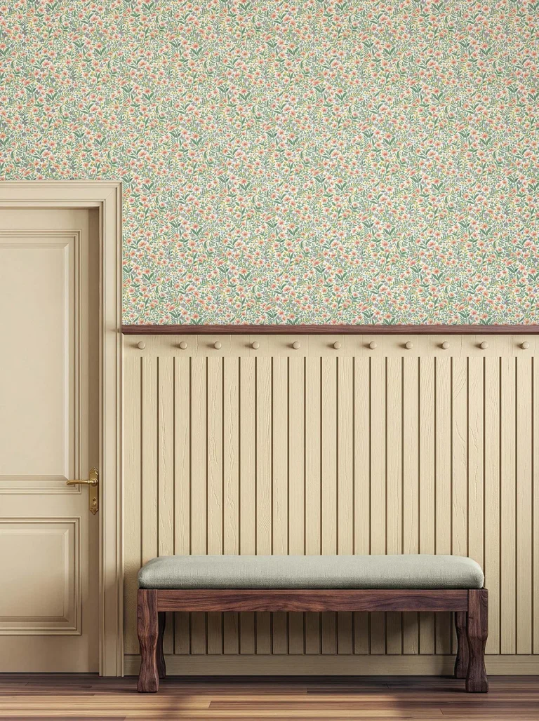 Rifle Paper Co. Sylvie Wallpaper - Rose Multi — Ảnh 3