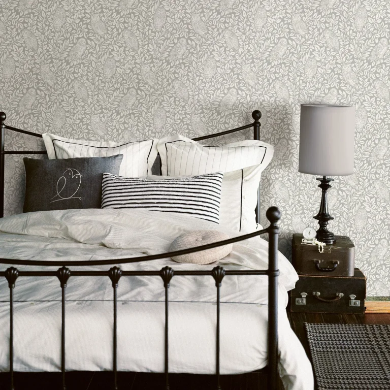 Chesapeake Parliament Owl Wallpaper - Light Grey — Ảnh 3