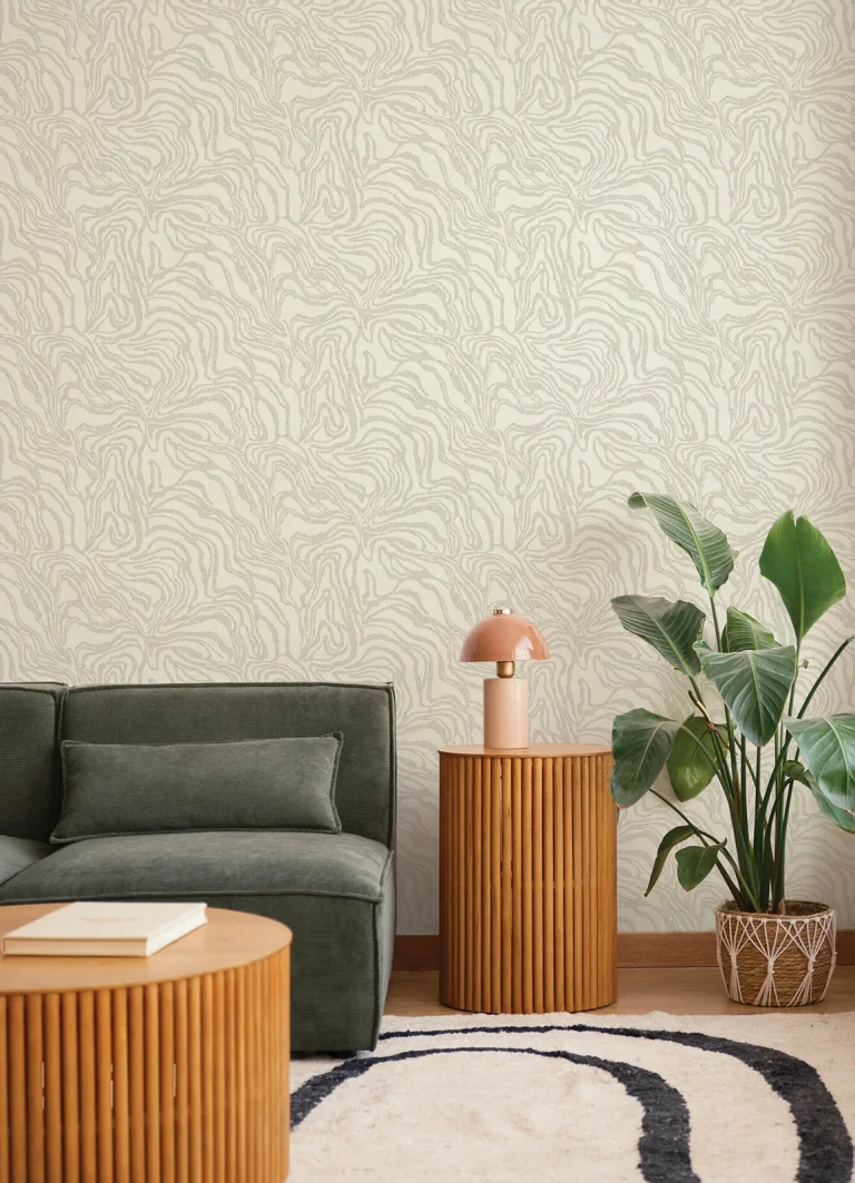 Massar Modern Marbled Wallpaper - Taupe — Ảnh 5