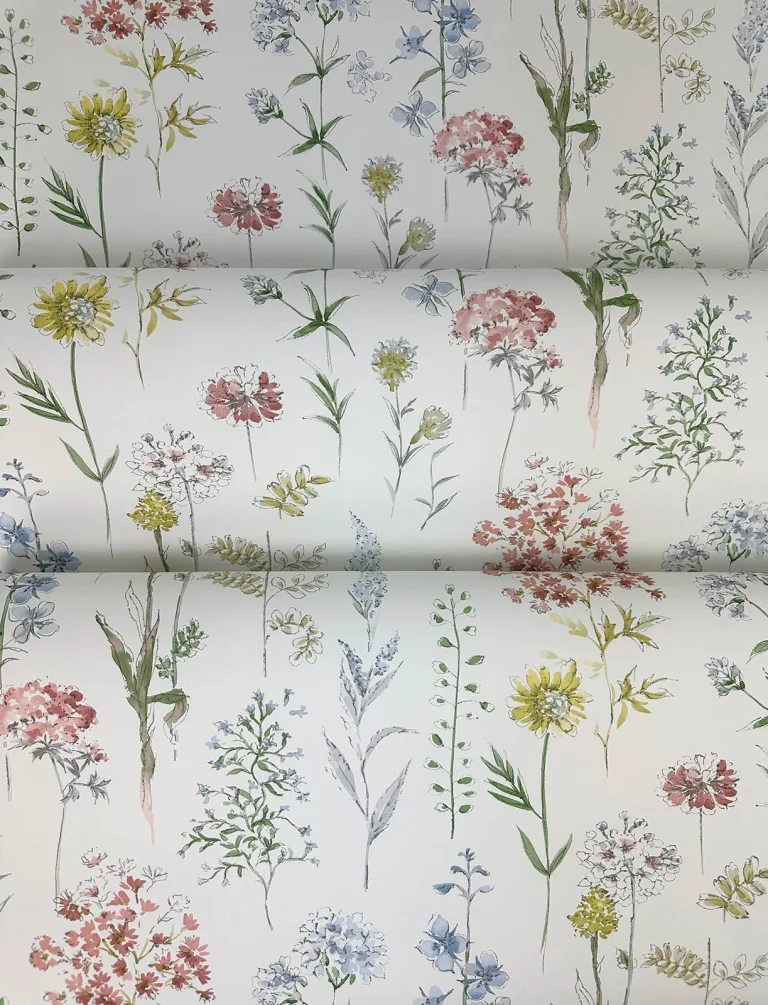 Chesapeake Bergamot Wildflower Wallpaper - Multicolor — Ảnh 2