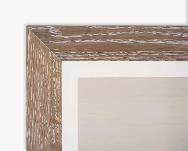 Bur Artwork With Oak Frame - Oak Leaf - Small / Pair — Ảnh 3
