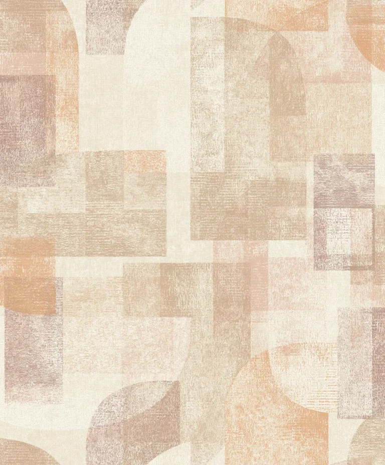 Chesapeake Cassandra Block Geometric Wallpaper - Rust — Ảnh 2