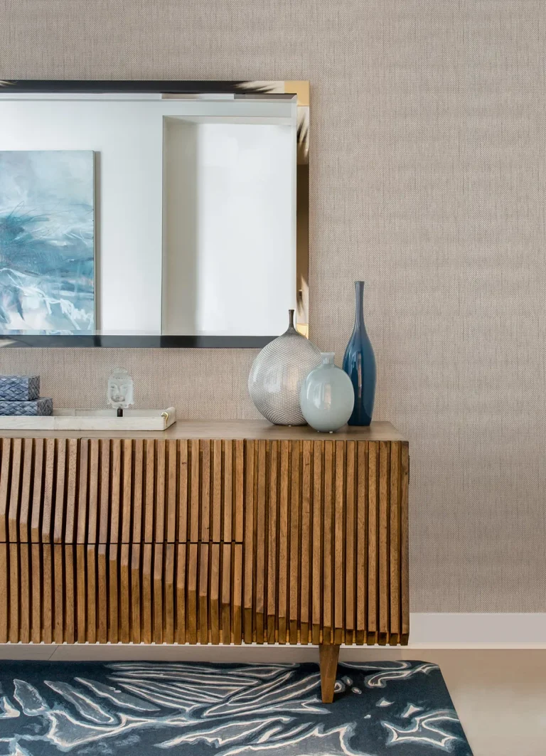 Gaoyou Paper Weave Wallpaper - Beige — Ảnh 2