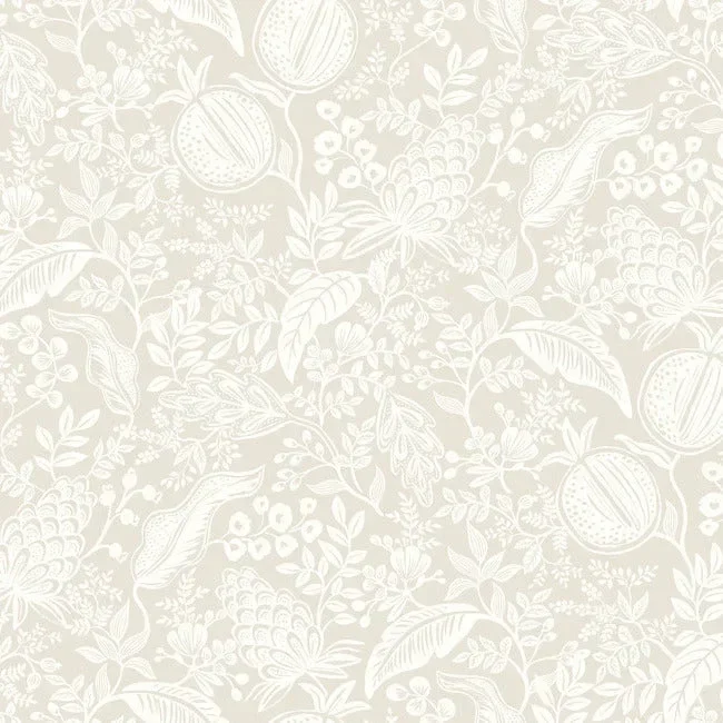 Rifle Paper Co. Pomegranate Wallpaper - Beige & White — Ảnh 4