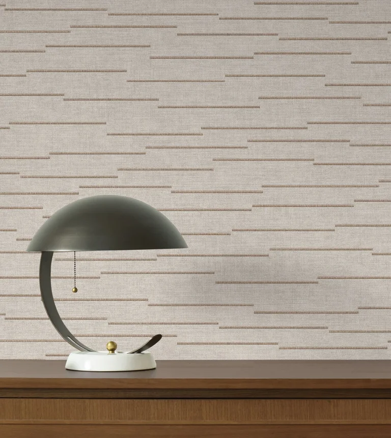 Latitude Striated Wallpaper - Beige — Ảnh 5