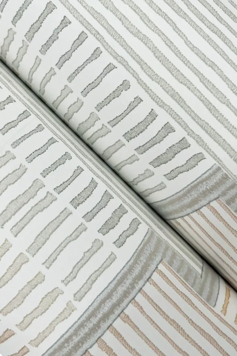 La Broderie Wallpaper - Grey — Image 5