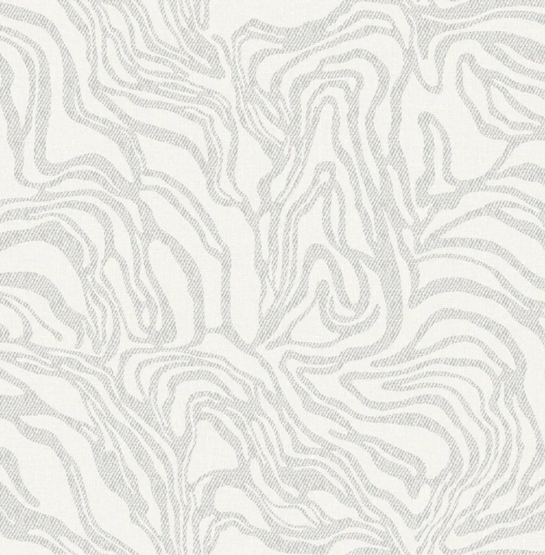 Massar Modern Marbled Wallpaper - Silver — Image 4
