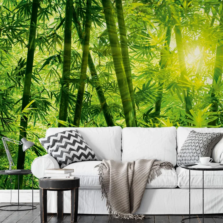 Bamboo Forest - Wall Mural 5403 - 4 Panel - 192cm x 260cm — Ảnh 2