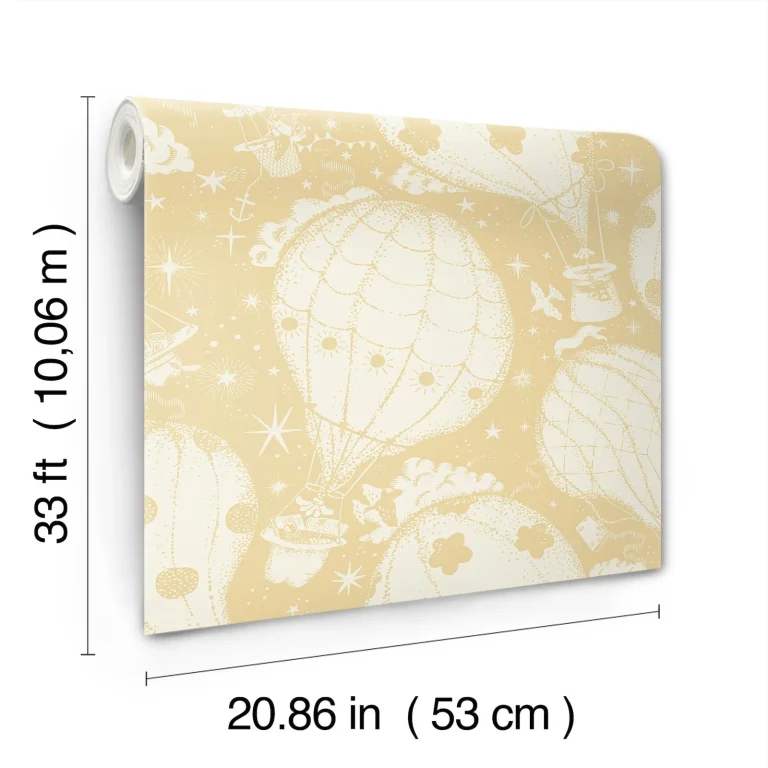 Ballongerna Wallpaper - Yellow — Image 2
