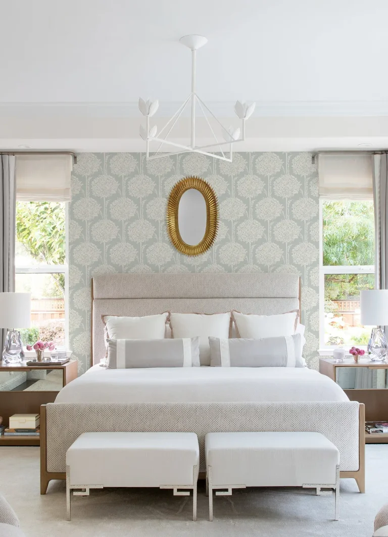 Zaria Topiary Wallpaper - Light Blue — Ảnh 3