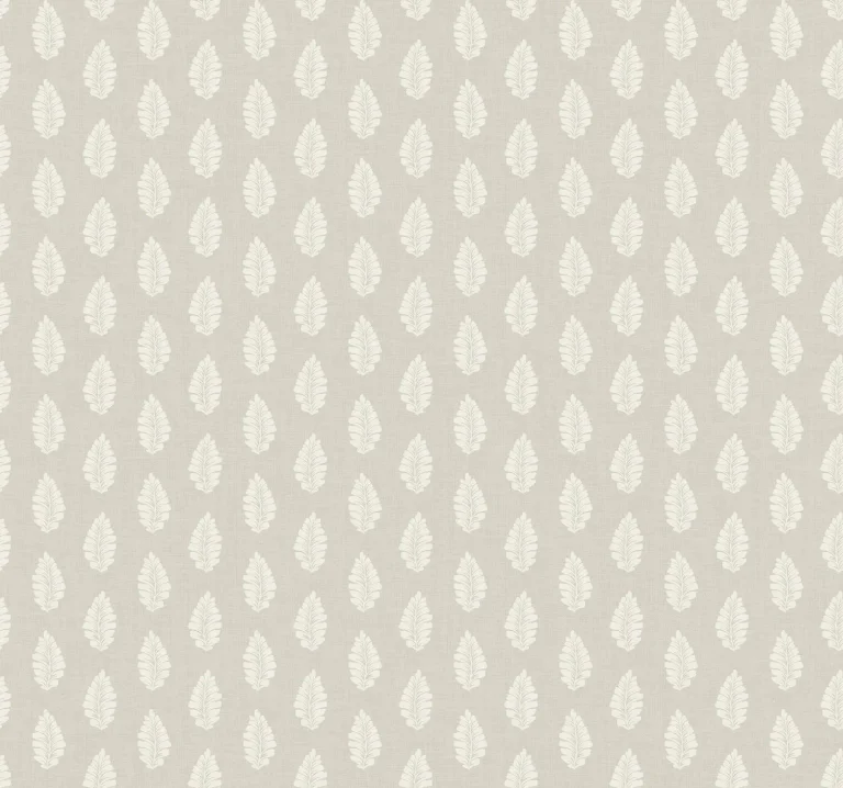 Leaf Pendant Wallpaper - Grey — Ảnh 4