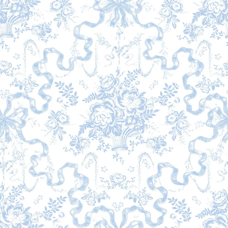 LoveShackFancy Fairytale Toile Wallpaper - Blue — Ảnh 3