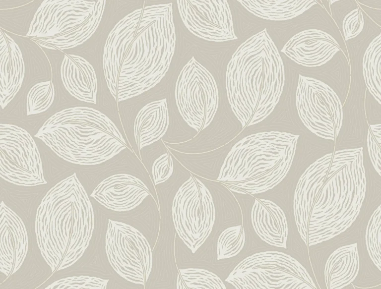 Candice Olson Contoured Leaves Wallpaper - Taupe — Image 5