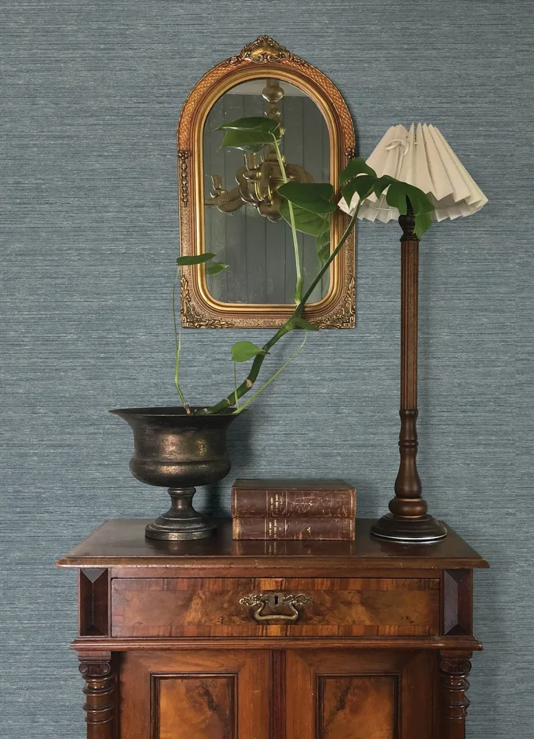 Chris Loves Julia Roderick Textured Wallpaper - Blue — Ảnh 6